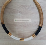 Black & White Thread Necklace - Indiansupermarkt