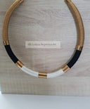 Black & White Thread Necklace - Indiansupermarkt