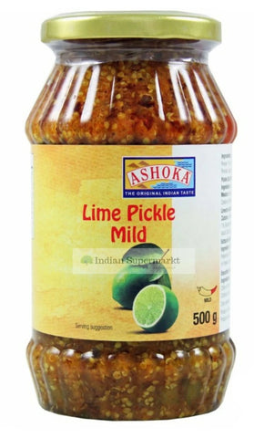 Ashoka Lime Pickle Mild  500gm - Indiansupermarkt