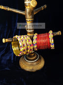 A Set of 2 Bangles- Multicoloured Bangles - Indiansupermarkt