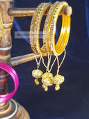Golden Bangles - Set of Four - Indiansupermarkt
