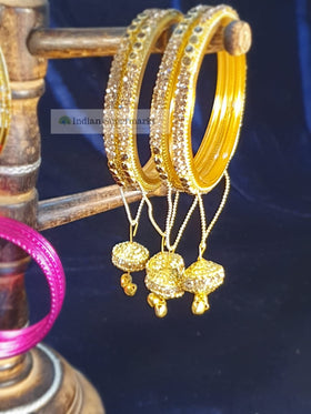 Golden Bangles - Set of Four - Indiansupermarkt