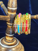 Gem Bangles- Multicolored - Indiansupermarkt