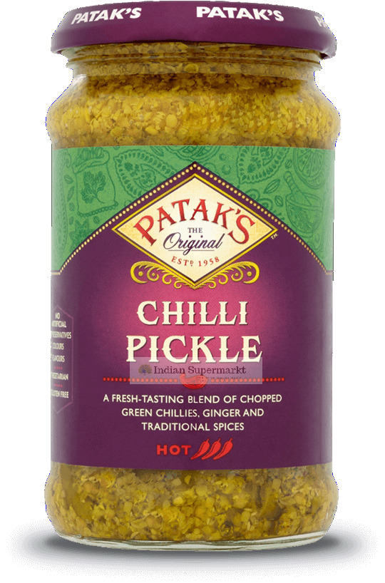Patak Chilli Pickle Hot  283gm - Indiansupermarkt