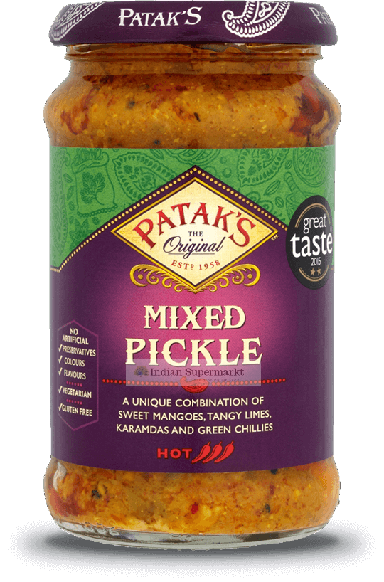 Patak Mixed Pickle Hot  250gm - Indiansupermarkt