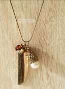 Tusk & Pearl Necklace - Indiansupermarkt