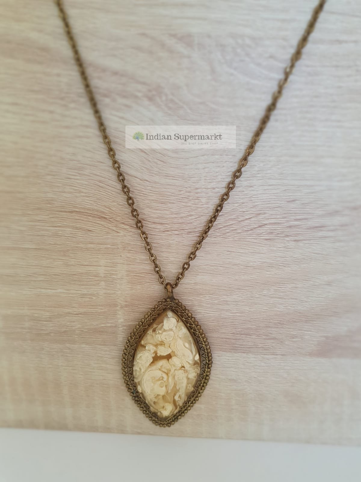 Stone Pendant Necklace - Indiansupermarkt