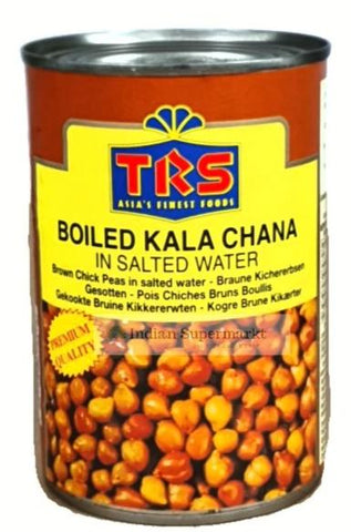 TRS Canned Boiled Kala Chana  400gm - Indiansupermarkt