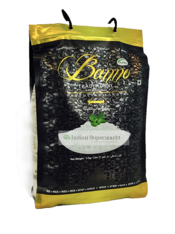 Banno Traditional Basmati Rice 5kg - Indiansupermarkt