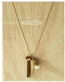 Tusk & Pearl Necklace - Indiansupermarkt