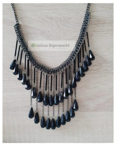 Black Pearl Necklace - Indiansupermarkt