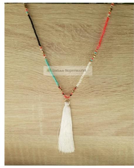 Thread & Pearls Necklace - Indiansupermarkt