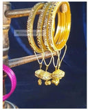 Golden Bangles - Set of Four - Indiansupermarkt