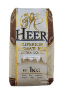 Heer Basmati Rice Extra Long  1kg - Indiansupermarkt