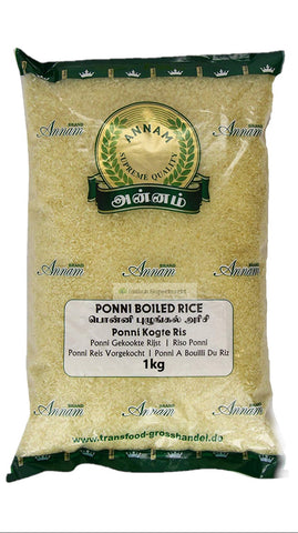 Annam Ponni Boiled Rice 1kg - Indiansupermarkt