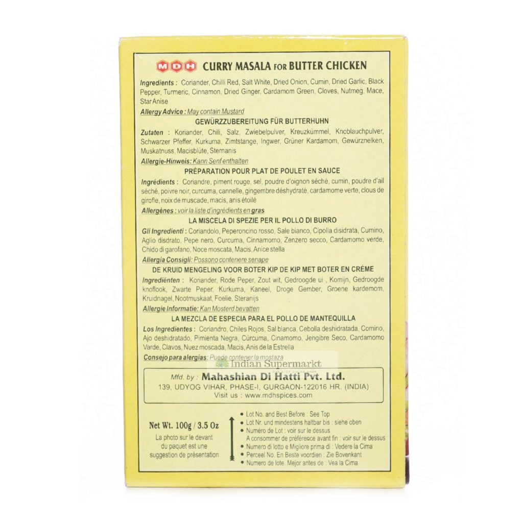 MDH Butter Chicken  100gm - Indiansupermarkt