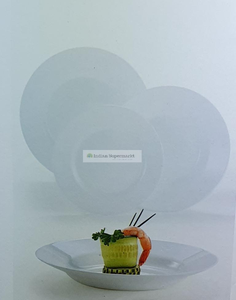 Luminarc -Set of 18 Dinner Plates - Indiansupermarkt