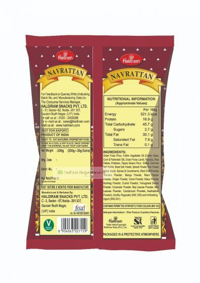 Haldiram Navratan Mixture  200gm - Indiansupermarkt