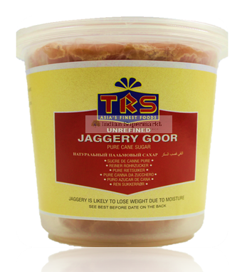TRS Goor Indian (Jaggery) Tub  1kg - Indiansupermarkt