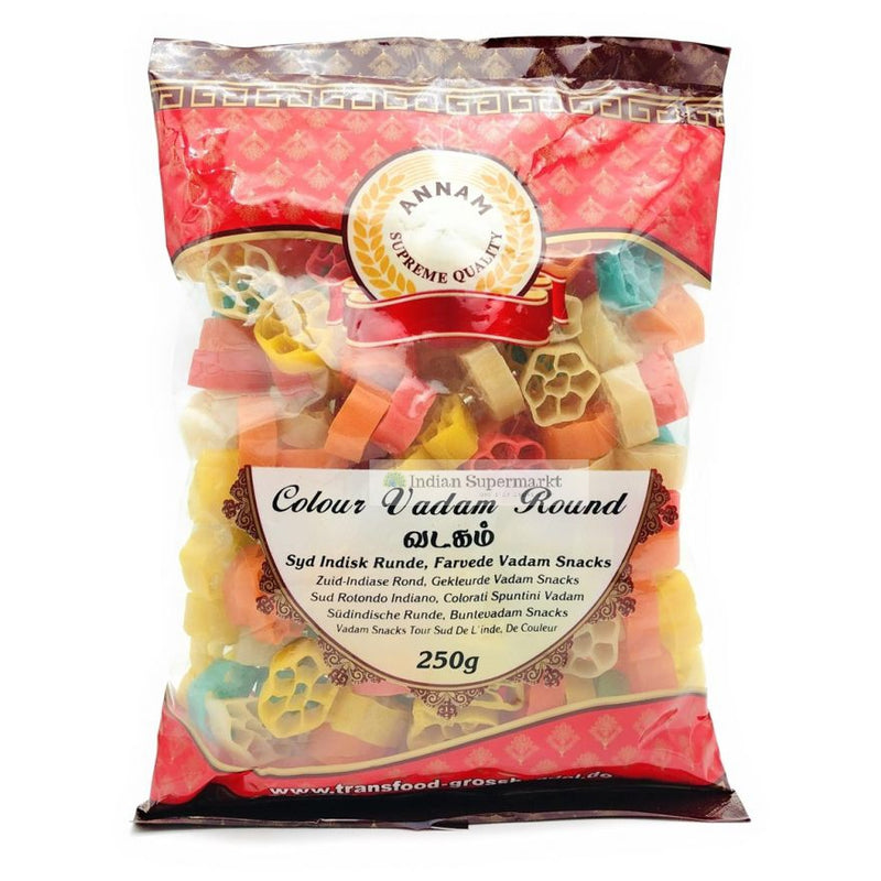 Annam Far Far (Coloured Wafers)  250gm - Indiansupermarkt