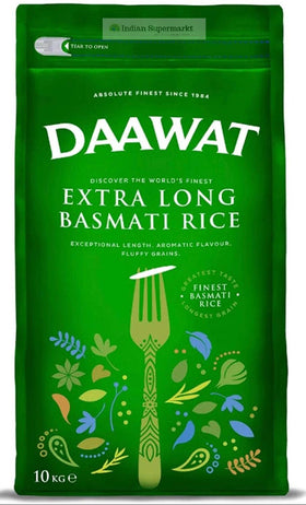 Daawat Extra Long Basmati Rice  10kg - Indiansupermarkt