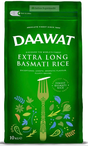 Daawat Extra Long Basmati Rice  10kg - Indiansupermarkt