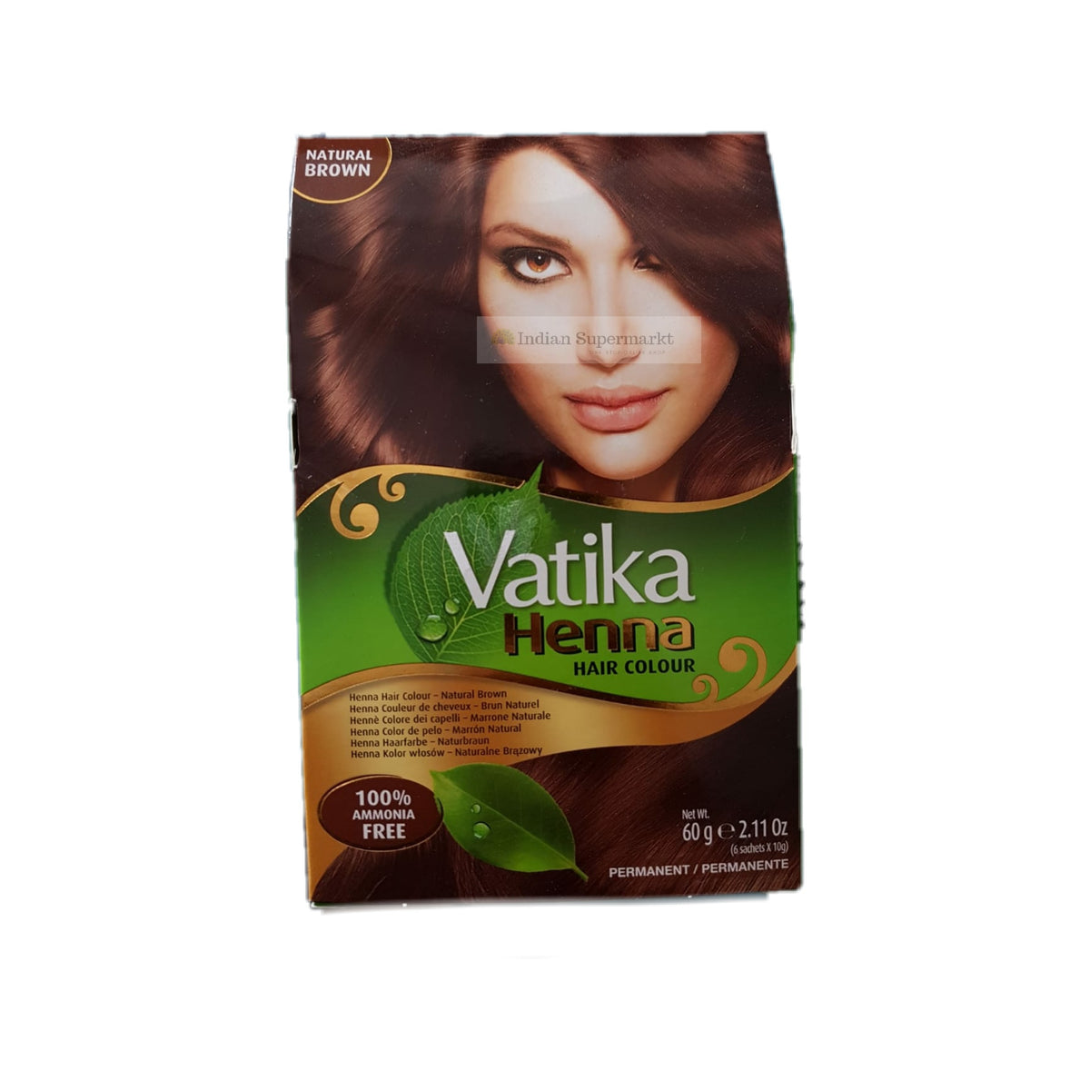 Vatika Henna Natural Brown Hair Colour - Indiansupermarkt