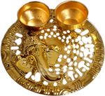 Golden pooja thali - indiansupermarkt