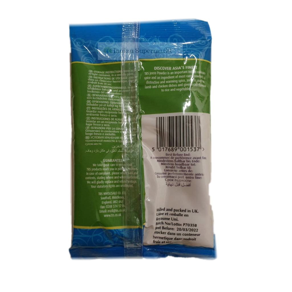 TRS Jeera (Cumin) Powder  100gm - Indiansupermarkt