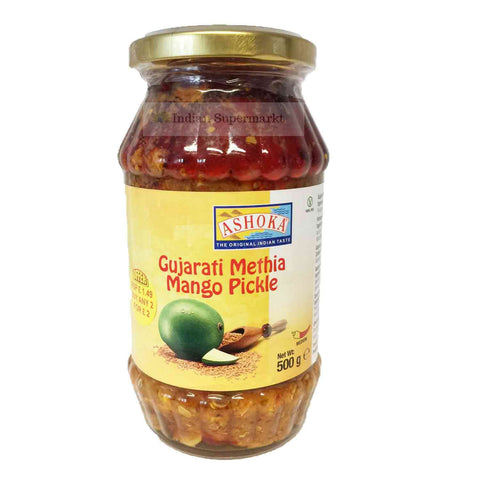 Ashoka Gujrati methia mango pickle  - Indiansupermarkt