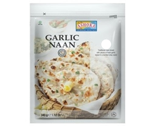 Ashoka frozen Garlic Naan  - Indiansupermarkt