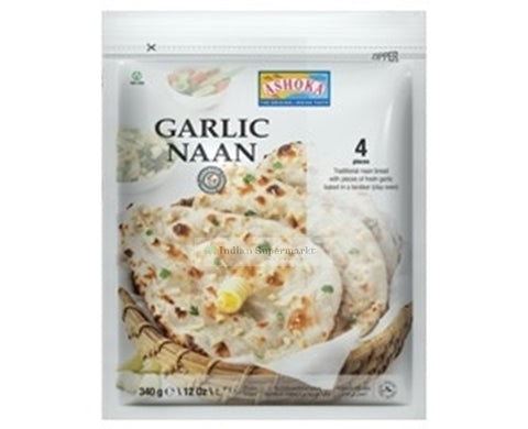 Ashoka frozen Garlic Naan  - Indiansupermarkt
