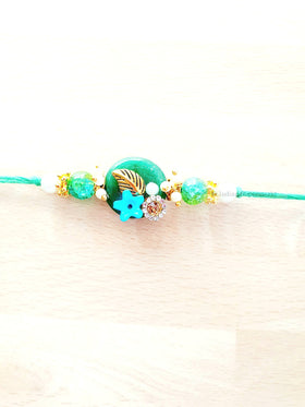 Sea Green Rakhi - indiansupermarkt