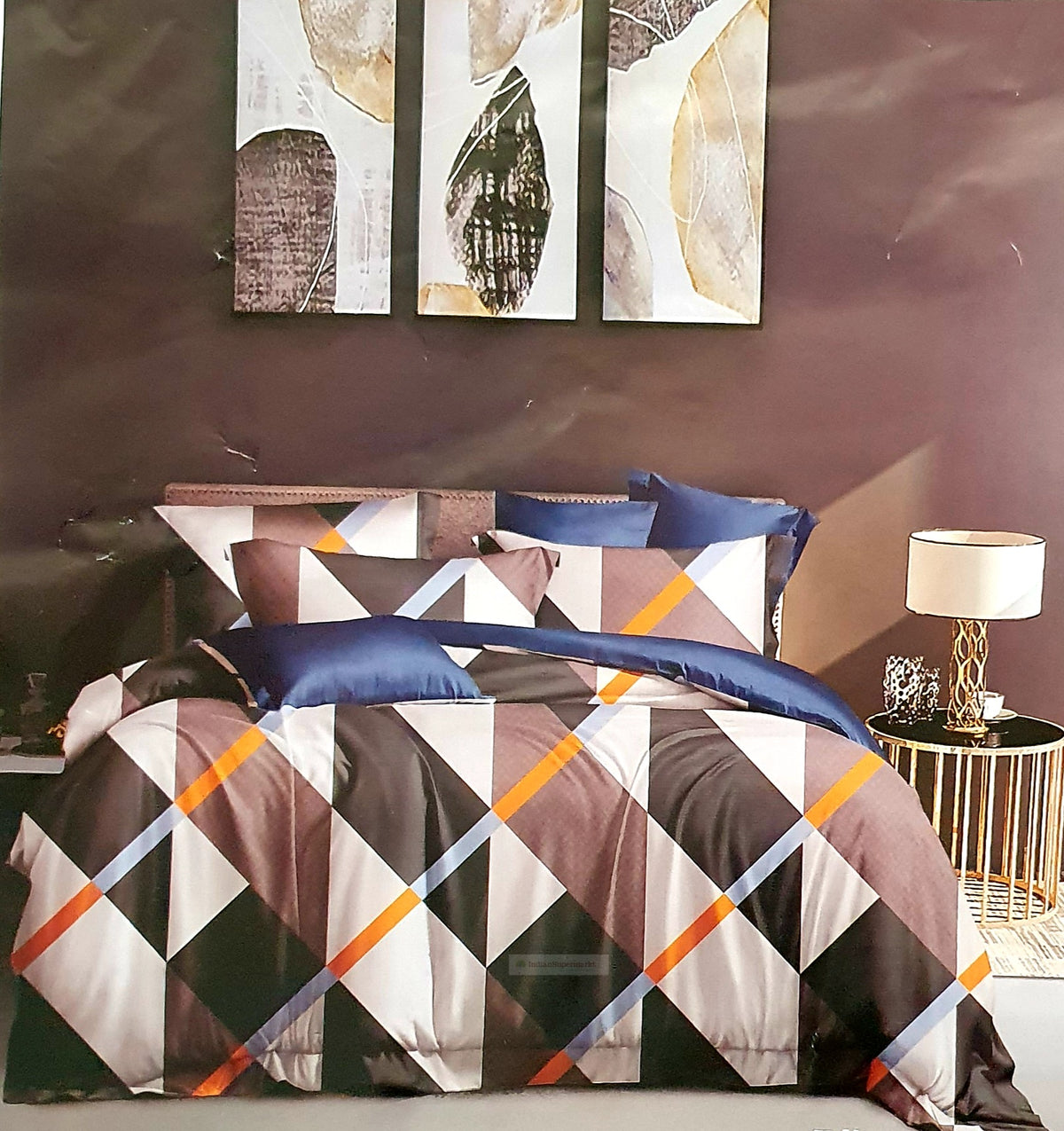 Doublebed Bedsheet Set with 2 sided Pillows