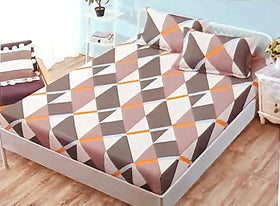 Doublebed Bedsheet Set with 2 sided Pillows