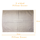 Luxurious Double Bed Bedsheet Cover Set 2 sided Pillows