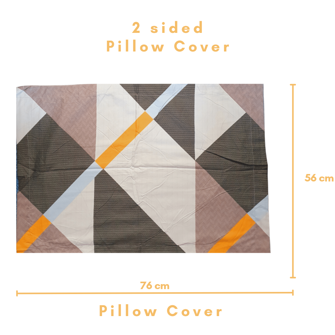 Doublebed Bedsheet Set with 2 sided Pillows