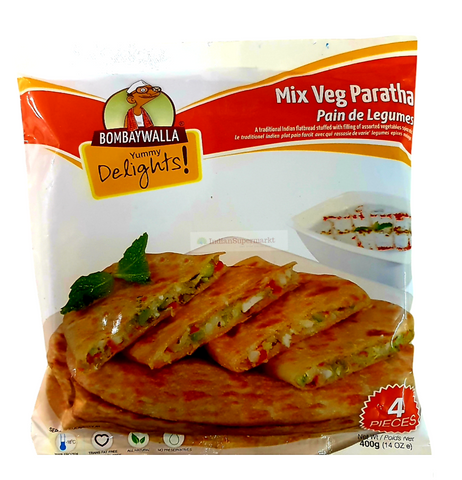 Frozen Mix Vegetable Paratha - indiansupermarkt