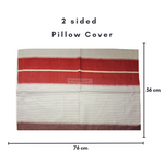 Double Bed Bedsheet Cover Set Doubled Sided Pillows