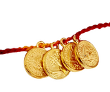 Golden Coin Rakhi Thread - indiansupermarkt