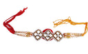 Gems stones diamond rakhi - indiansupermarkt 