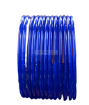 Blue plain glass bangles - indiansupermarkt