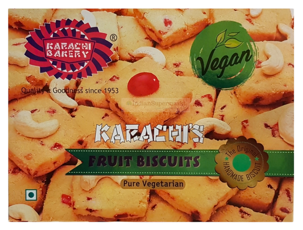 Karachi Bakery Vegan Fruit Biscuits  400gm - IndianSupermarkt