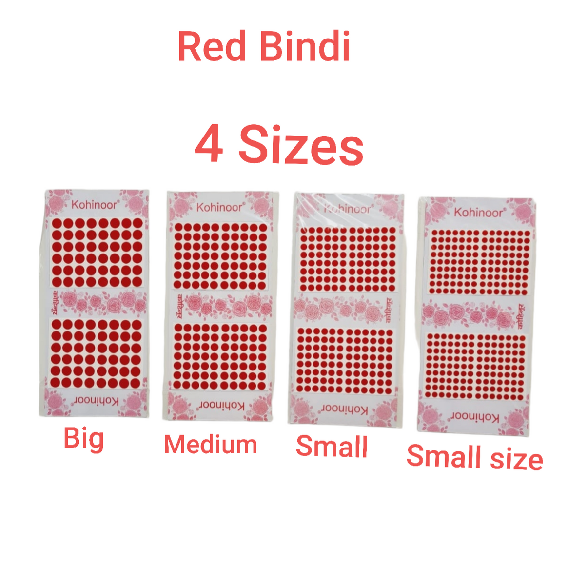 Red Bindi Small size – IndianSupermarkt