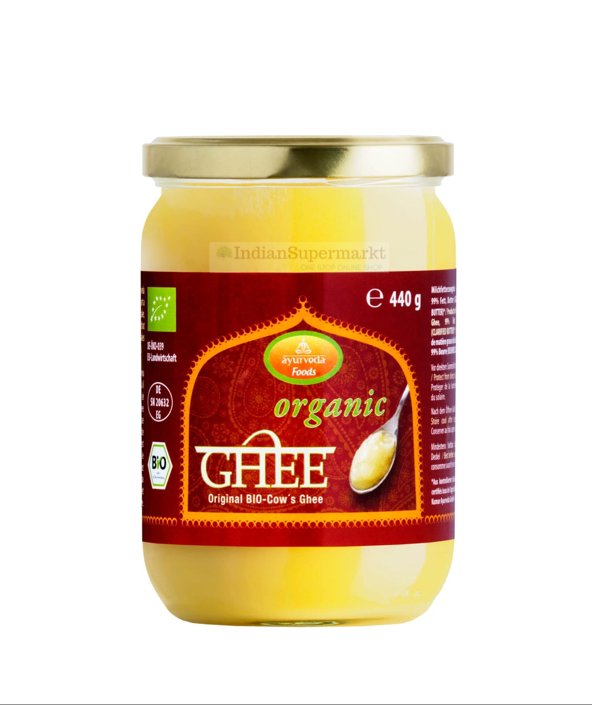 Ayurveda Organic Ghee 440gm - IndianSupermarkt
