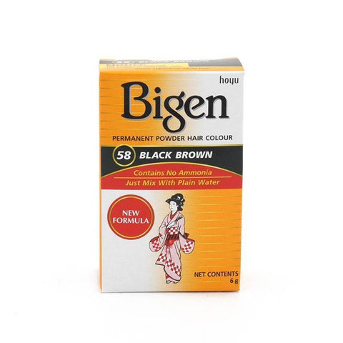 Bigen Hair Colour Black Brown BP 58