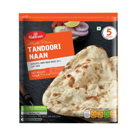 Haldiram frozen tandoori naan - indiansupermarkt