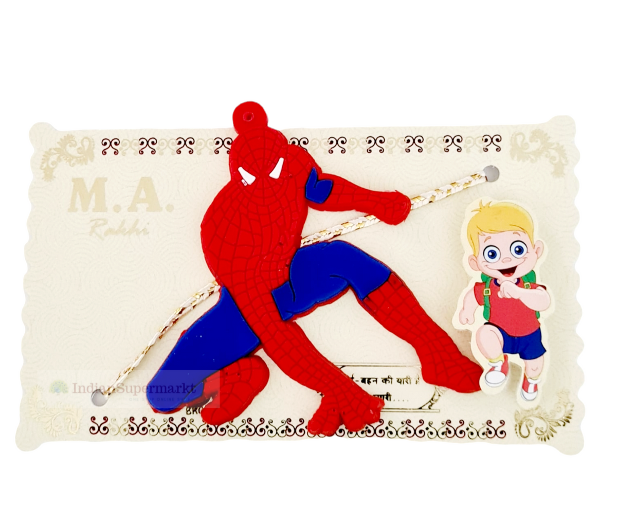 Spiderman in action Rakhi - indiansupermarkt