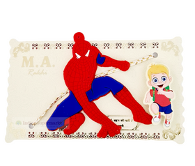 Spiderman in action Rakhi - indiansupermarkt