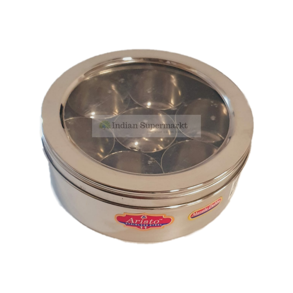 Stainless Steel Spice Box   - Indiansupermarkt